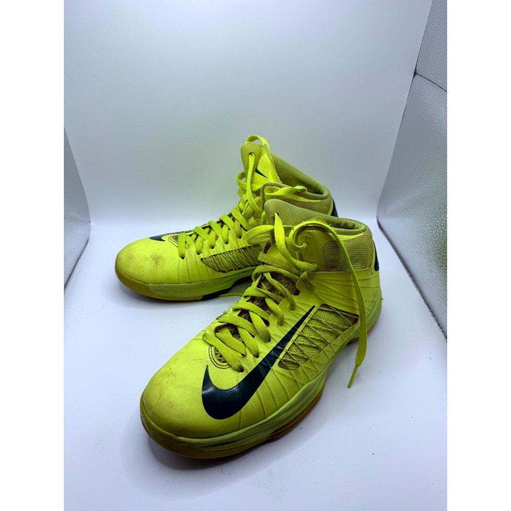 Nike Lunar Hyperdunk 2012 525361-700 Kids 5.5 Sneaker‎ Green Basketball Shoes